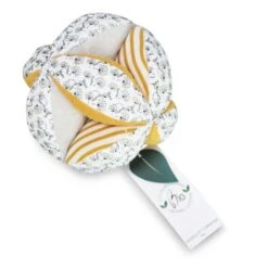 Balle Sensorielle Avec Hochet Fleuri-Ocre 15cm Coton Bio Doudou Et Compagnie® - Doudou Bio Français 9 Balle Sensorielle Avec Hochet Fleuri-Ocre 15cm Coton Bio Doudou Et Compagnie® - Doudou Bio Français -Doudou Bio Promos Boutique balle sensorielle avec hochet fleuri ocre 15cm coton bio doudou et compagnie doudou bio francais 2