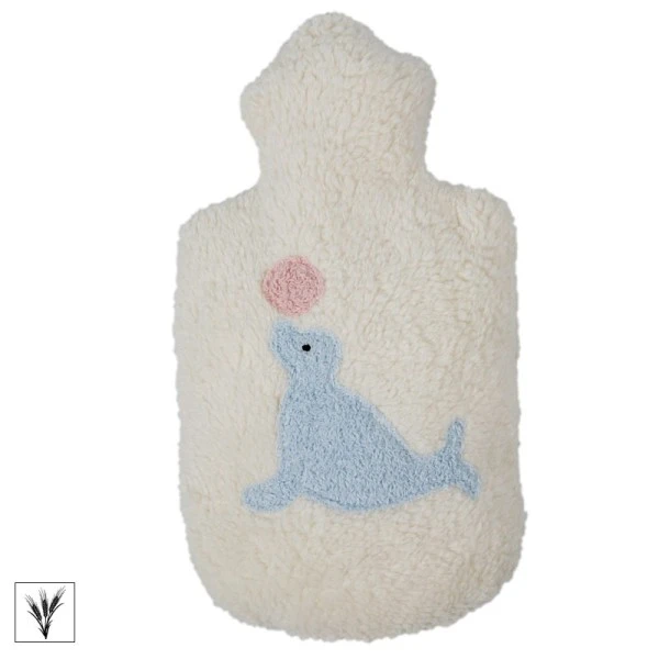 Bouillotte Épeautre Efie® Broderie Otarie - Bouillotte Efie 1 Bouillotte Épeautre Efie® Broderie Otarie - Bouillotte Efie