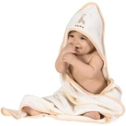 Cape De Bain Coton Bio Sophie La Girafe® So'Pure-Vulli® -Doudou Bio Promos Boutique cape de bain coton bio sophie la girafe so pure vulli 2