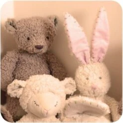 Doudou Lapine FiFi Large (45 Cm) Charlie Bears- Doudou Coton Bio Oeko-tex -Doudou Bio Promos Boutique charlie bears doudou lapine fifi large doudou coton bio oeko tex 1 3