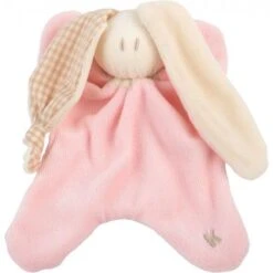 Doudou Bio Promos Boutique -Doudou Bio Promos Boutique coffret 2 doudous hochet coton bio keptin jr little toddel rose 16cm doudou bio 1
