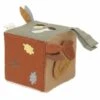 Cube D'activité En Tissus Doux Automne Fabelab® Coton Bio GOTS -Jouet Bio Scandinave