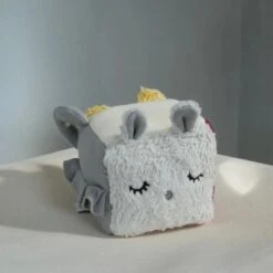 Cube D'éveil En Tissu Coton Bio Fred Franck & Fischer - Jouet Coton Bio -Doudou Bio Promos Boutique cube d eveil en tissu coton bio fryd franck fischer peluche coton bio 4