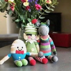 Doudou Âne Donkey 40cm Pebble® Maille Crochet Coton Bio - Doudou Bébé Bio -Doudou Bio Promos Boutique doudou ane donkey 40cm pebble maille crochet coton bio doudou bebe bio 4