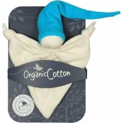 Doudou Bébé Zmooz Small Turquoise 16cm Keptin-jr - Coton Bio -Doudou Bio Promos Boutique doudou bebe zmooz small turquoise keptin jr coton bio 2