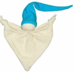 Doudou Bébé Zmooz Small Turquoise 16cm Keptin-jr - Coton Bio
