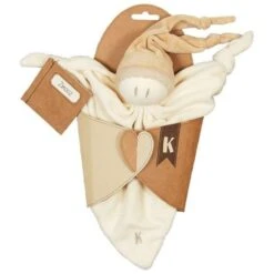 Doudou Keptin-jr Coton Bio Brun Naturel Zmooz Large 24cm - Doudou Bio -Doudou Bio Promos Boutique doudou keptin jr coton bio brun naturel zmooz large doudou bio 2