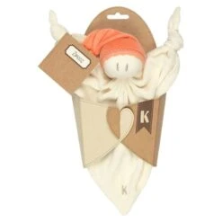 Doudou Keptin-jr Coton Bio Zmooz Large Mandarine Orange 24cm - Doudou Bio -Doudou Bio Promos Boutique doudou keptin jr coton bio zmooz large mandarine orange 24cm doudou bio 2