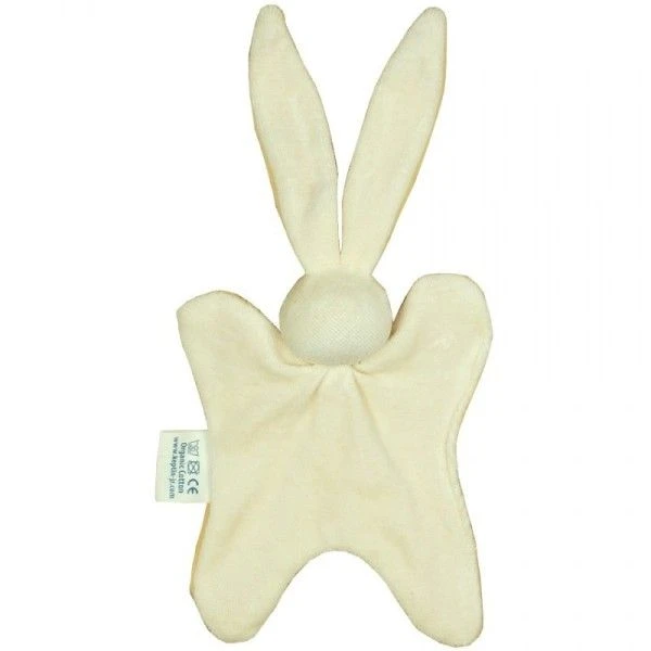 Doudou Keptin-jr Little Rabby Jaune 16 Cm Coton Bio - Doudou Ecologique 2 Doudou Keptin-jr Little Rabby Jaune 16 Cm Coton Bio - Doudou Ecologique – Image 2