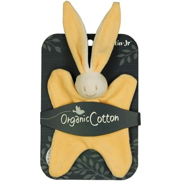 Doudou Keptin-jr Little Rabby Jaune 16 Cm Coton Bio - Doudou Ecologique 3 Doudou Keptin-jr Little Rabby Jaune 16 Cm Coton Bio - Doudou Ecologique – Image 3