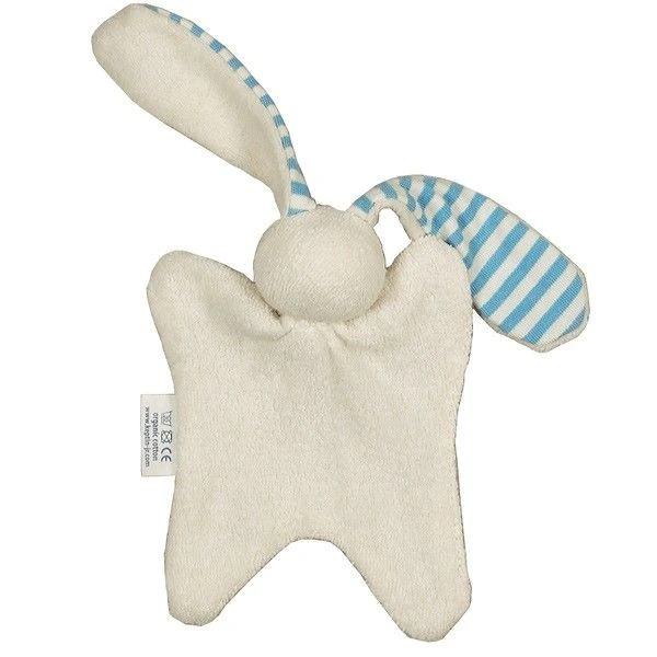 Doudou Keptin-jr Hochet Petit Doggo Bleu Ciel - Doudou Coton 2 Doudou Keptin-jr Hochet Petit Doggo Bleu Ciel - Doudou Coton – Image 2
