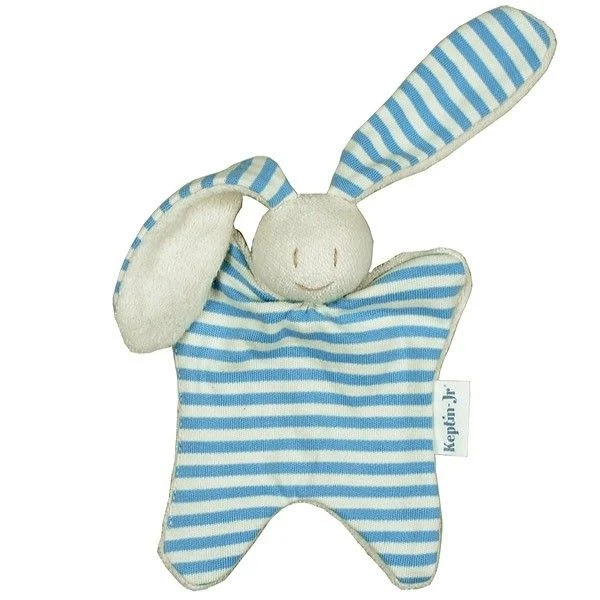 Doudou Keptin-jr Hochet Petit Doggo Bleu Ciel - Doudou Coton 1 Doudou Keptin-jr Hochet Petit Doggo Bleu Ciel - Doudou Coton