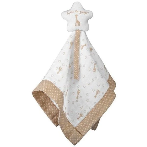 Doudou Lange Bio Etoile Avec Attache Sucette Sophie La Girafe® So'Pure- JouetVulli® 1 Doudou Lange Bio Etoile Avec Attache Sucette Sophie La Girafe® So'Pure- JouetVulli®