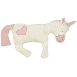 Doudou Licorne Efie® Broderie Cœur 34 Cm Coton Bio - Doudou Bio Efie