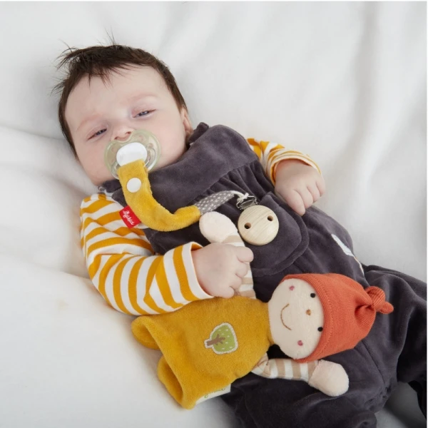 Doudou Lutin 20cm Green Sigikid® Coton Bio & Laine - Peluche Bio 7 Doudou Lutin 20cm Green Sigikid® Coton Bio & Laine - Peluche Bio – Image 7