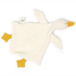 Doudou Marionnette à Doigt Oie Fritzi 30 Cm Nanchen Natur® Coton & Laine Bio- Jouet Bio