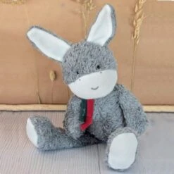 Doudou Peluche Bio Ane 30cm Maïlou Tradition® Coton Bio - Doudou Bio Français -Doudou Bio Promos Boutique doudou peluche bio ane 30cm mailou tradition coton bio doudou bio francais 2