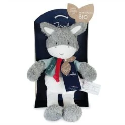 Doudou Peluche Bio Âne 25cm Maïlou Tradition® Coton Bio - Doudou Bio Fait En France -Doudou Bio Promos Boutique doudou peluche bio anne mailou tradition coton bio doudou bio fait en france 3