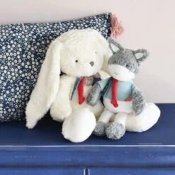 Doudou Peluche Bio Lapin 30cm Maïlou Tradition® Coton Bio - Doudou Bio Fait En France -Doudou Bio Promos Boutique doudou peluche bio lapin 30cm mailou tradition coton bio doudou bio fait en france 3