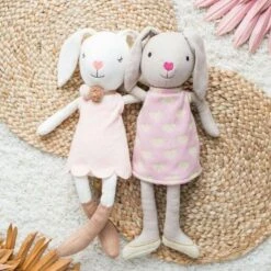 Doudou Peluche Bio Lapine Luella 42cm Apple Park™ -Jouets Bio Apple Park™ -Doudou Bio Promos Boutique doudou peluche bio lapine luella 42cm apple park jouets bio apple park 3
