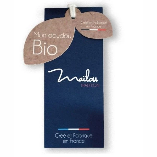 Doudou Peluche Bio Renard 30cm Maïlou Tradition® Coton Bio - Doudou Bio Made In France 5 Doudou Peluche Bio Renard 30cm Maïlou Tradition® Coton Bio - Doudou Bio Made In France – Image 5