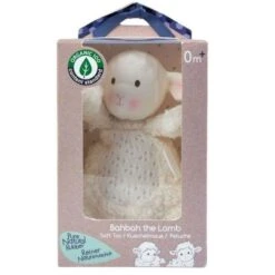 Doudou Peluche Coton Bio & Caoutchouc Naturel Bahbah L'agneau Tikiri® - Jouet Bio -Doudou Bio Promos Boutique doudou peluche coton bio caoutchouc naturel bahbah l agneau tikiri jouet bio 5