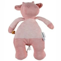 Doudou Peluche Coton Bio Lola Rose 32cm Noukie's® - Bébé Bio