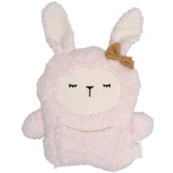 Doudou Peluche Fabbies Lapin Rose Fabelab® Coton Bio GOTS- Doudou Bio Scandinave