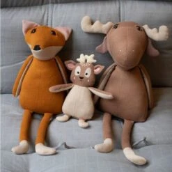 Doudou Peluche Freya Le Renard 52cm Filibabba®-Doudou Peluche Design Scandinave -Doudou Bio Promos Boutique doudou peluche freya le renard 52cm filibabba doudou peluche design scandinave 4