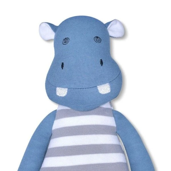 Doudou Peluche Hippo Jojo 38 Cm Apple Park™-Jouets Bio Apple Park™ 2 Doudou Peluche Hippo Jojo 38 Cm Apple Park™-Jouets Bio Apple Park™ – Image 2