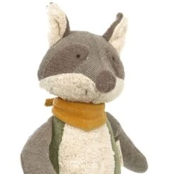 Doudou Peluche Loup Sympathique 31cm Green Sigikid® - Peluche Bio -Doudou Bio Promos Boutique doudou peluche loup sigikid peluche bio 2