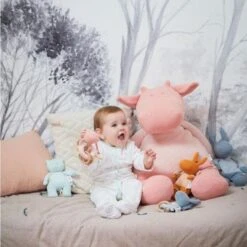 Doudou Peluche Musicale Coton Bio Nouky Menthe Noukie's® - Bébé Bio -Doudou Bio Promos Boutique doudou peluche musicale coton bio nouky menthe noukie s bebe bio 5