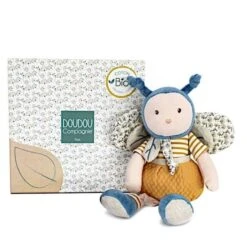 Doudou Peluche Pollen L'abeille 30cm Coton Bio Doudou Et Compagnie® - Doudou Bio Français -Doudou Bio Promos Boutique doudou peluche pollen l abeille 30cm coton bio doudou et compagnie doudou bio francais 6