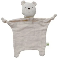 Doudou Plat à Nœuds Coton Bio Bear APunt Barcelona®- Doudou Bébé Bio