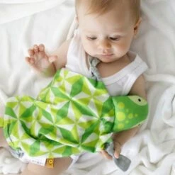 Doudou Plat à Nœuds Coton Naturel Oeko Tex Tortue APunt Barcelona®- Doudou Bébé -Doudou Bio Promos Boutique doudou plat a noeuds coton naturel oeko tex tortue apunt barcelona doudou bebe 2