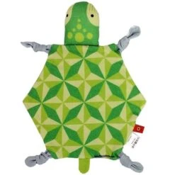 Doudou Plat à Nœuds Coton Naturel Oeko Tex Tortue APunt Barcelona®- Doudou Bébé