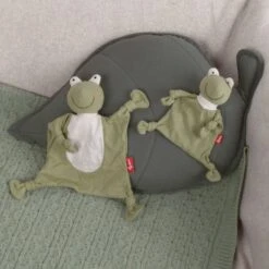 Doudou Plat à Nœuds Grenouille Jersey De Coton Bio Sigikid® 26 Cm - Doudou Bébé -Doudou Bio Promos Boutique doudou plat a noeuds grenouille jersey de coton bio sigikid 26 cm doudou bebe 5