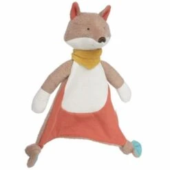 Doudou Plat Bio Renard Green 27cm Sigikid® - Doudou Bio