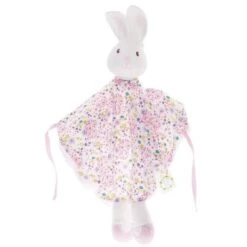 Doudou Plat Caoutchouc Naturel & Coton Havah La Lapine 28cm Meiya & Alvin® - Jouet Bio