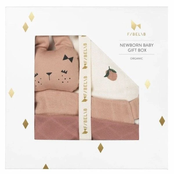 Cadeau De Naissance Coffret Doudou & Lange Lapin Pêche Fabelab® Coton Bio GOTS- Doudou Bio Scandinave 2 Cadeau De Naissance Coffret Doudou & Lange Lapin Pêche Fabelab® Coton Bio GOTS- Doudou Bio Scandinave – Image 2