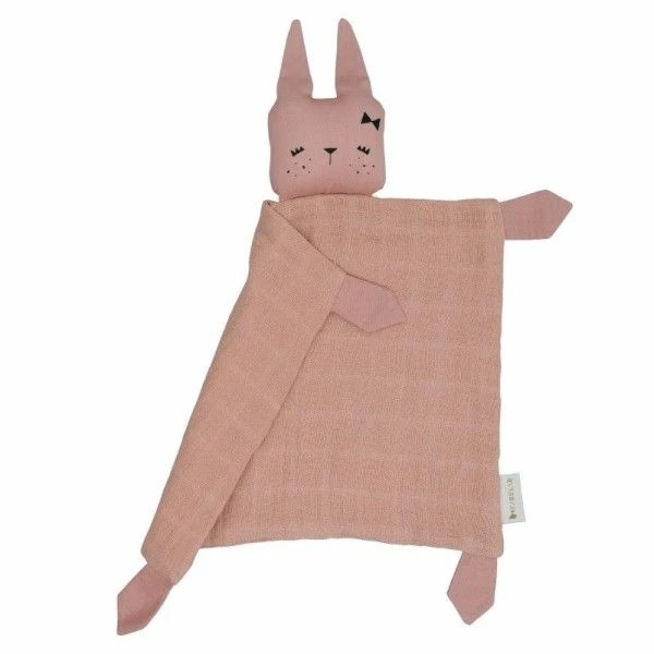 Cadeau De Naissance Coffret Doudou & Lange Lapin Pêche Fabelab® Coton Bio GOTS- Doudou Bio Scandinave 3 Cadeau De Naissance Coffret Doudou & Lange Lapin Pêche Fabelab® Coton Bio GOTS- Doudou Bio Scandinave – Image 3