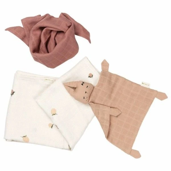 Cadeau De Naissance Coffret Doudou & Lange Lapin Pêche Fabelab® Coton Bio GOTS- Doudou Bio Scandinave 1 Cadeau De Naissance Coffret Doudou & Lange Lapin Pêche Fabelab® Coton Bio GOTS- Doudou Bio Scandinave