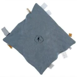 Doudou Plat Carré Mouchoir Coton Bio Âne Paco Bleu Noukie's® - Bébé Bio -Doudou Bio Promos Boutique doudou plat carre mouchoir coton bio ane paco bleu noukie s bebe bio 2