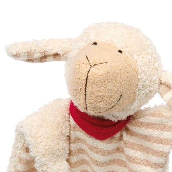 Doudou Plat Chiffon Sigikid® Mouton Green 24cm - Doudou Bio 2 Doudou Plat Chiffon Sigikid® Mouton Green 24cm - Doudou Bio – Image 2