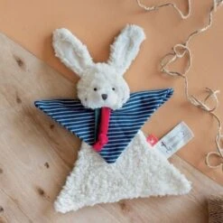 Doudou Plat Lapin 22 Cm Maïlou Tradition® Coton Bio - Doudou Bio Fait En France -Doudou Bio Promos Boutique doudou plat lapin 22 cm mailou tradition coton bio doudou bio fait en france 2