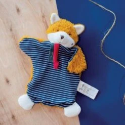 Doudou Plat Marionnette Renard 25 Cm Maïlou Tradition® Coton Bio - Doudou Made In En France -Doudou Bio Promos Boutique doudou plat marionnette renard 25 cm mailou tradition coton bio doudou made in en france 3