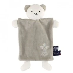 Doudou Plat Ours 30 Cm Avec Doudou Terres De Légendes Maïlou Tradition® Coton Bio - Doudou Bio Fait En France