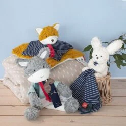 Doudou Plat & Pantin Lapin Peluche Maïlou Tradition® Coton Bio - Doudou Bio Français -Doudou Bio Promos Boutique doudou plat pantin lapin peluche mailou tradition coton bio doudou bio francais 4