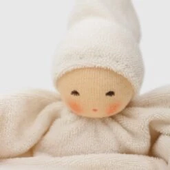 Doudous Plats Nanchen® Natur Poupée Waldorf Coton Bio Eponge (Kba) Écru & Turquoise 21cm - Jouets Bio -Doudou Bio Promos Boutique doudous plats nanchen natur poupee waldorf coton bio eponge kba ecru turquoise 21cm jouets bio 2