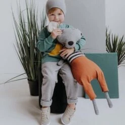 Grande Peluche Doudou Bio Souris Wooly Organic® Coton Bio 70 Cm - Doudou Bio GOTS -Doudou Bio Promos Boutique grand peluche doudou bio souris wooly organic coton bio 70 cm doudou bio gots 2